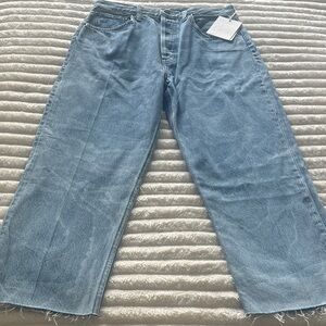 Etica Carine True Straight Cropped Desert Cliff Jeans